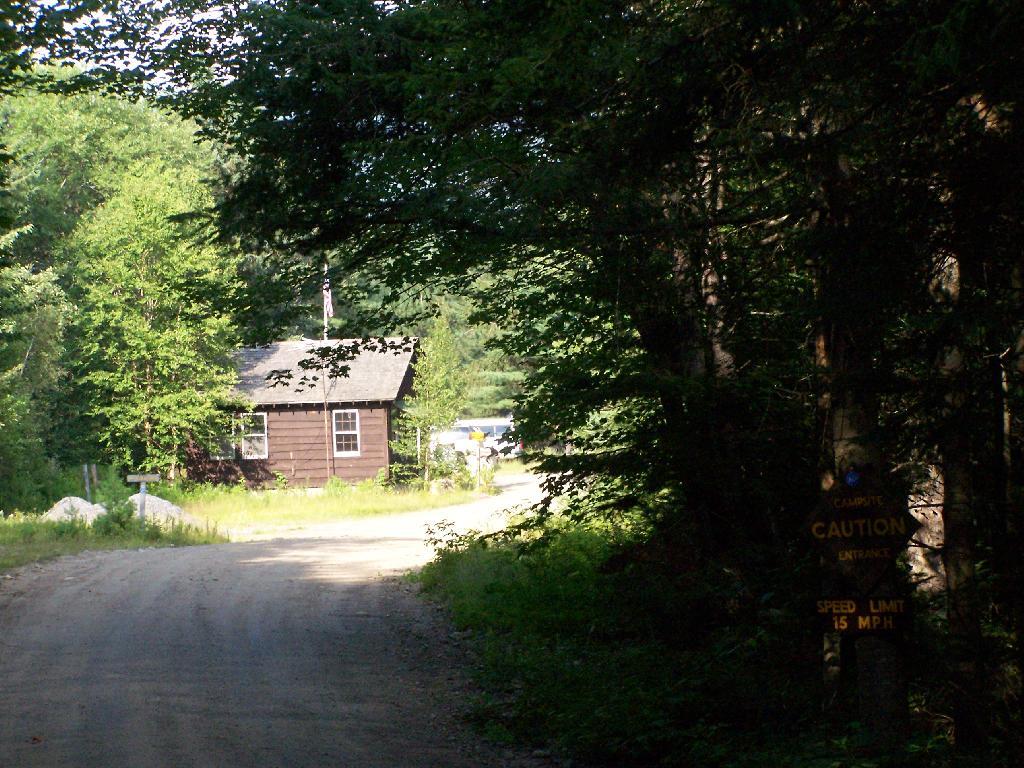 Entering Cedar River Flow Camping Area