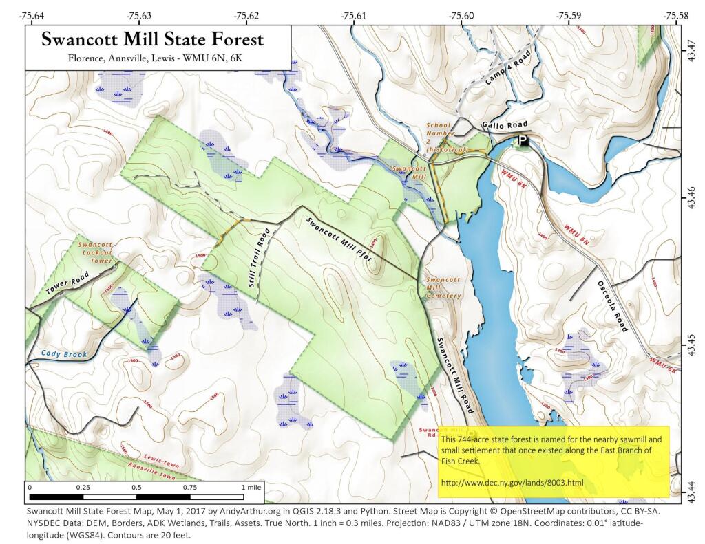  Swancott Mill State Forest