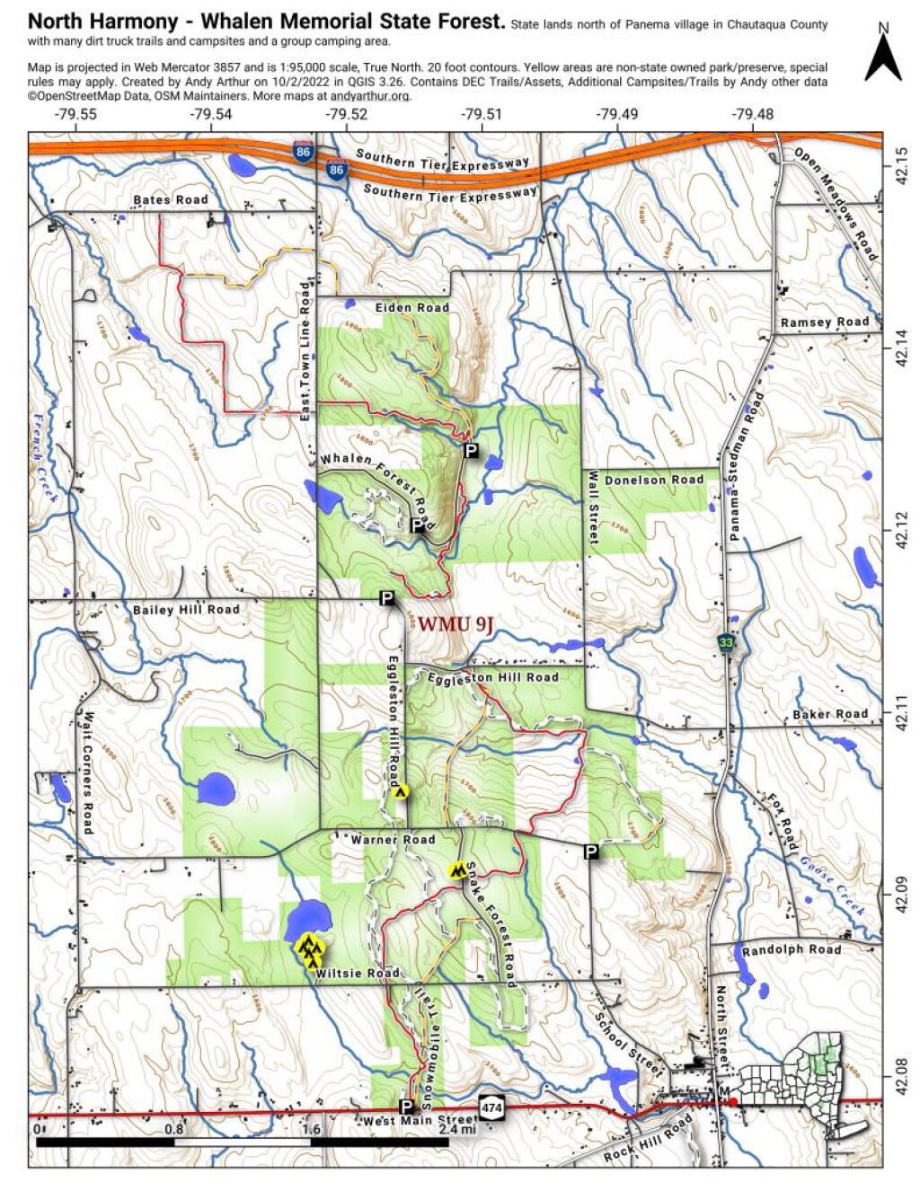 North Harmony - Whalen Memorial State Forest