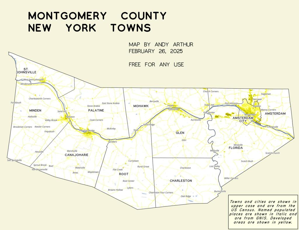 Montgomery County New York Towns