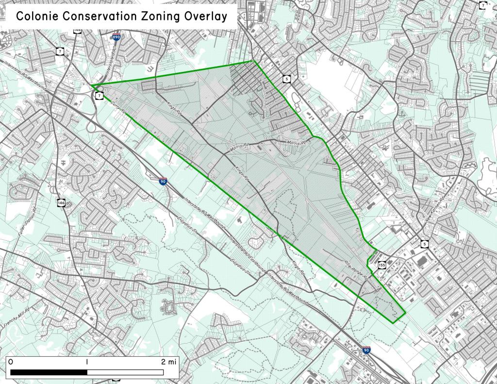 Colonie Conservation Zoning Overlay