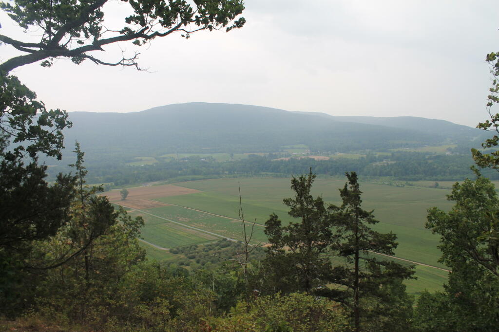 Rain Starting to Come Down Over the Schoharie Valley