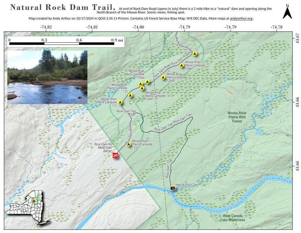 Natural Rock Dam Trail