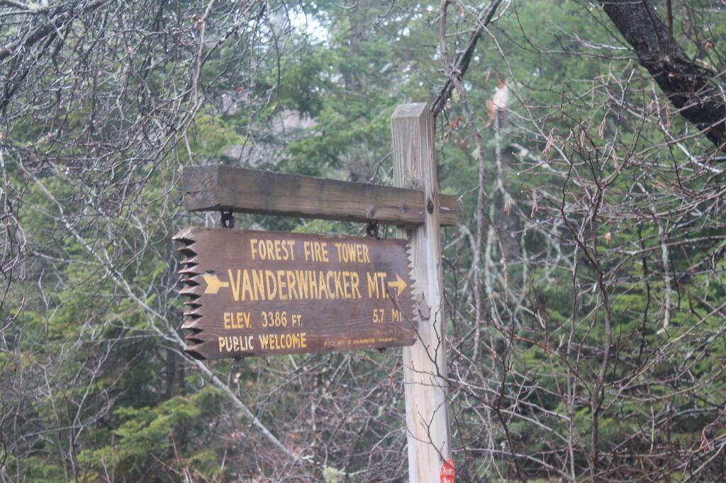 Vanderwhacker Firetower: 5.2 miles