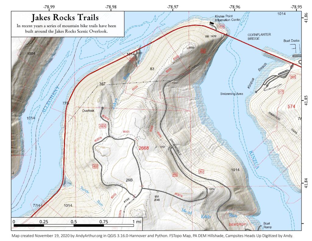 Jakes Rocks Trails