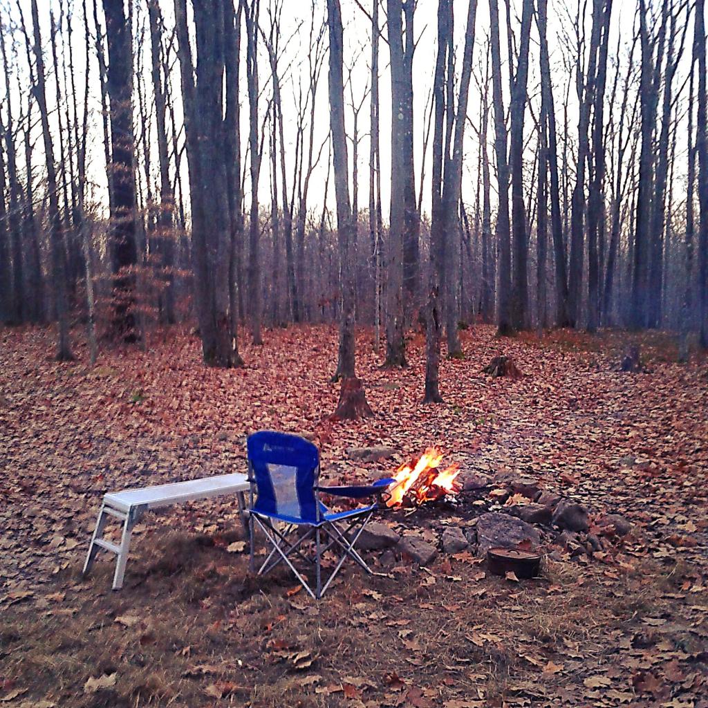 Sitting Next to the Campfire