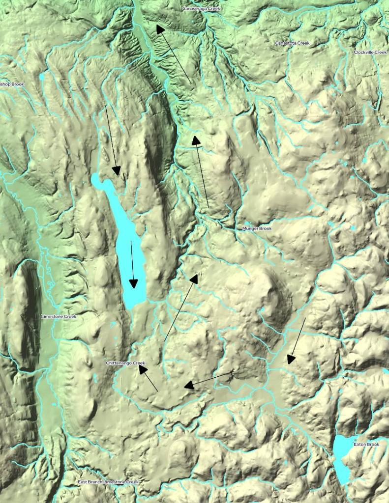 Chittenango Creek Flow Around Cazenovia