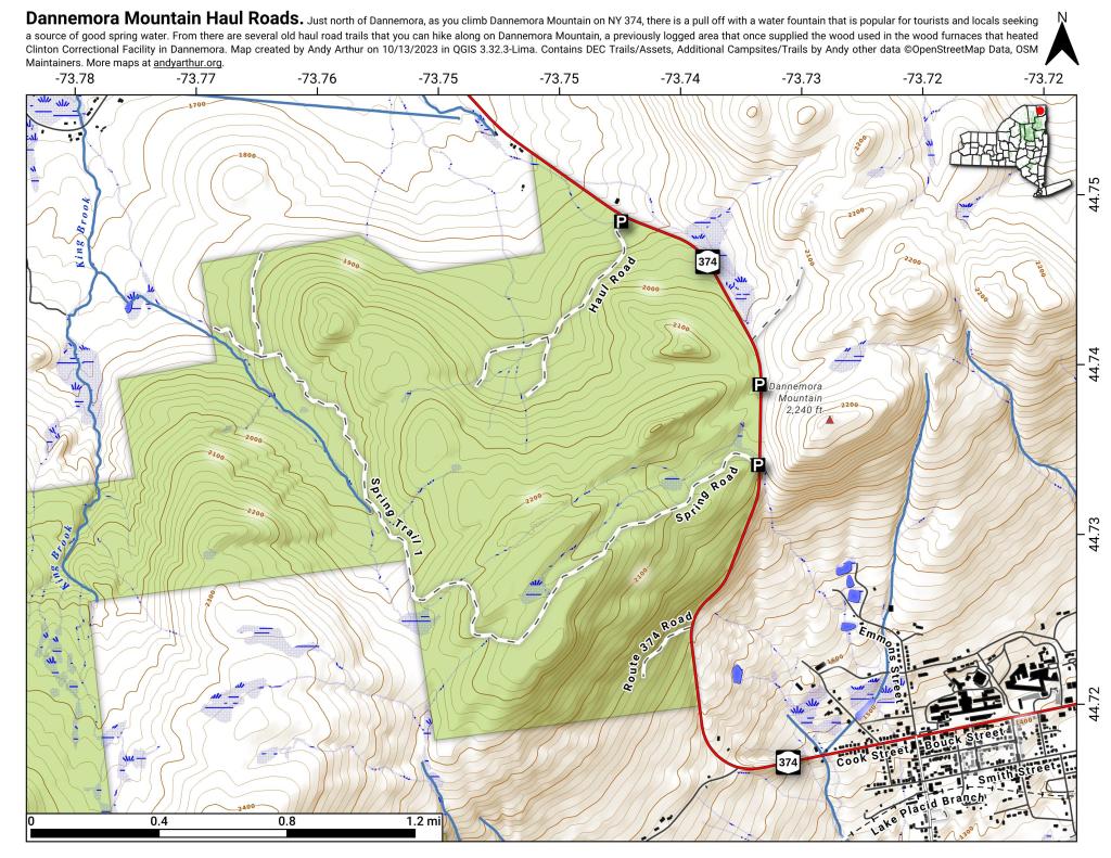  Dannemora Mountain Haul Road Trails