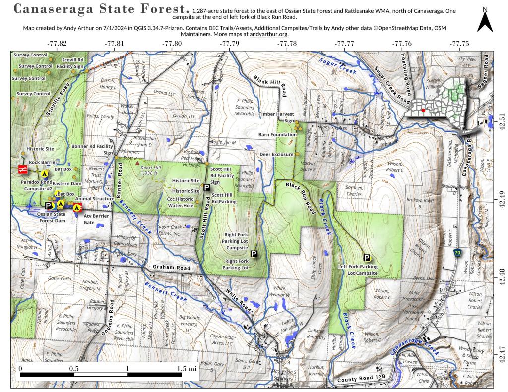  Canaseraga State Forest