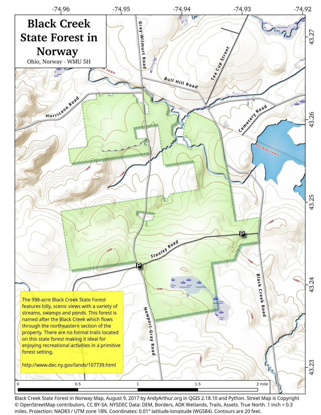  Black Creek State Forest In Norway