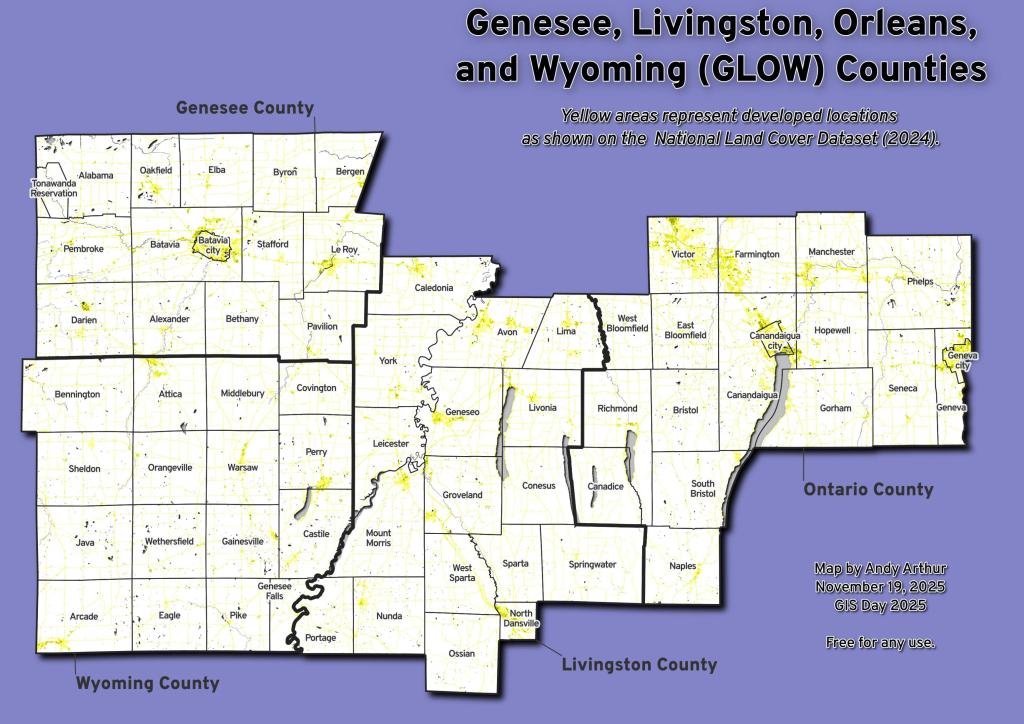 Genesee, Livingston, Orleans, and Wyoming (GLOW) Counties