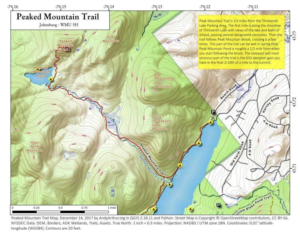  Peaked Mountain Trail