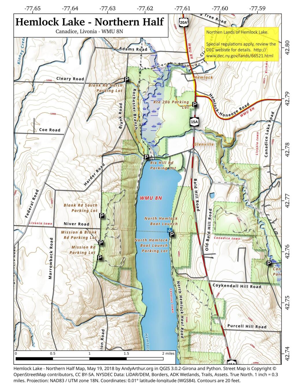  Hemlock Lake - Northern Half