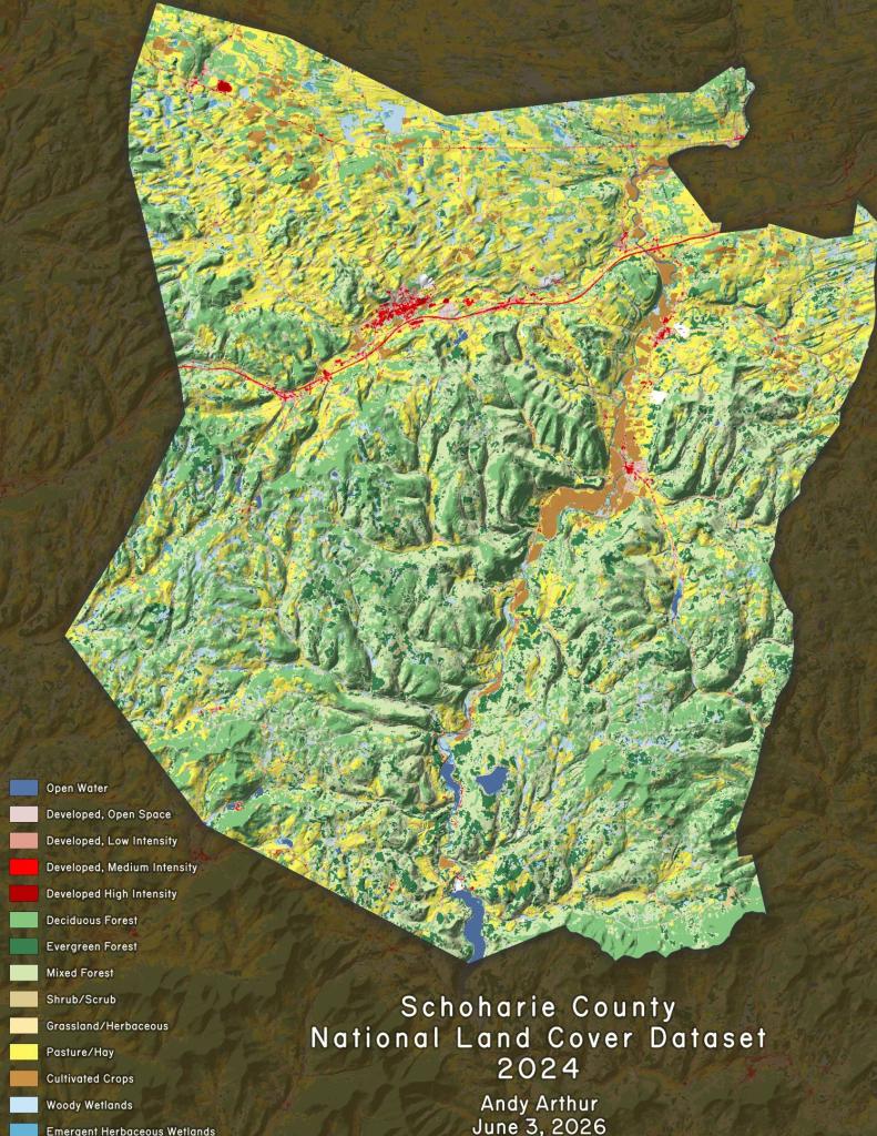 Schoharie County National Land Cover Dataset 2024