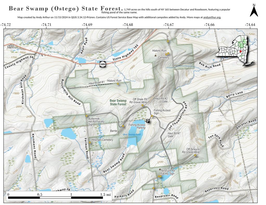  Bear Swamp State Forest