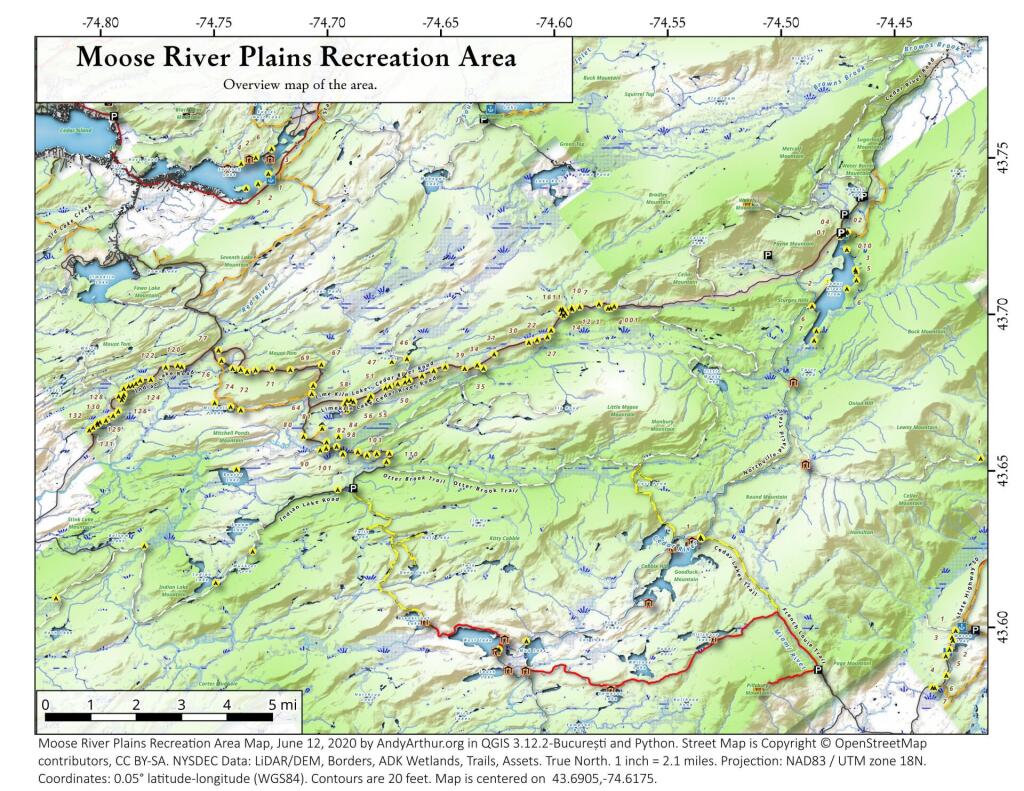  Moose River Plains Recreation Area