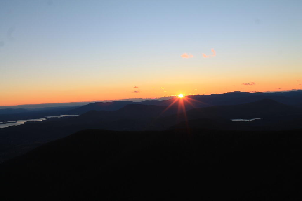 Photo: Sunset from the Overlook Firetower