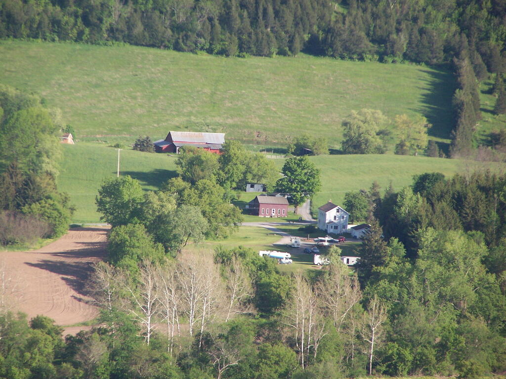Photo: Farm Surrounded By Trees Photo: Farm Surrounded By Trees