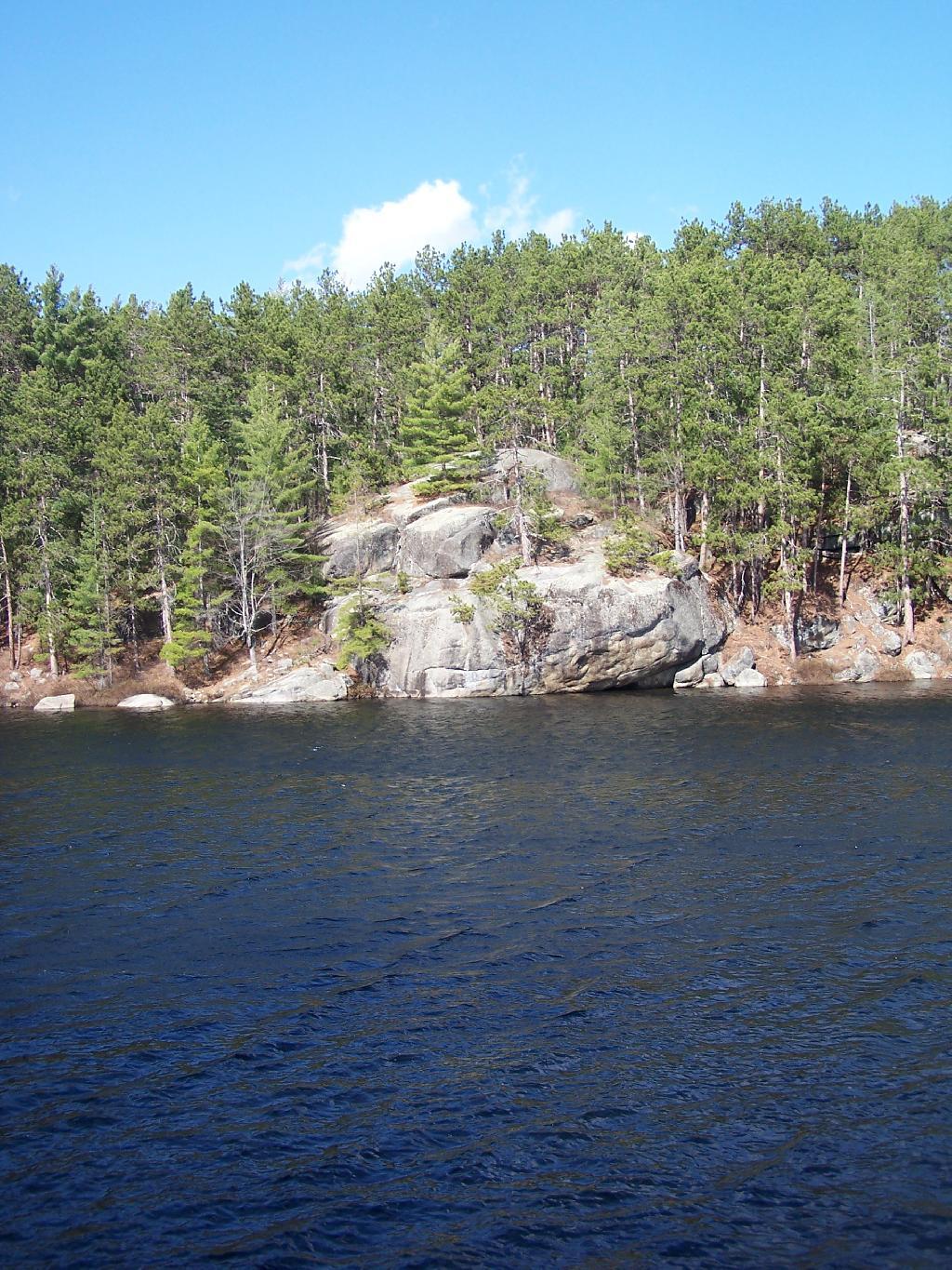 Photo: Rock Face at Oxbow Pond