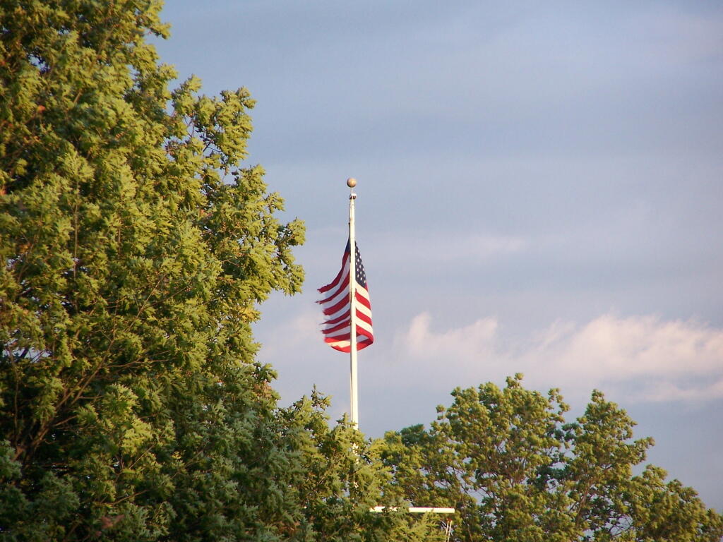 Photo: Flag in the Breeze Photo: Flag in the Breeze