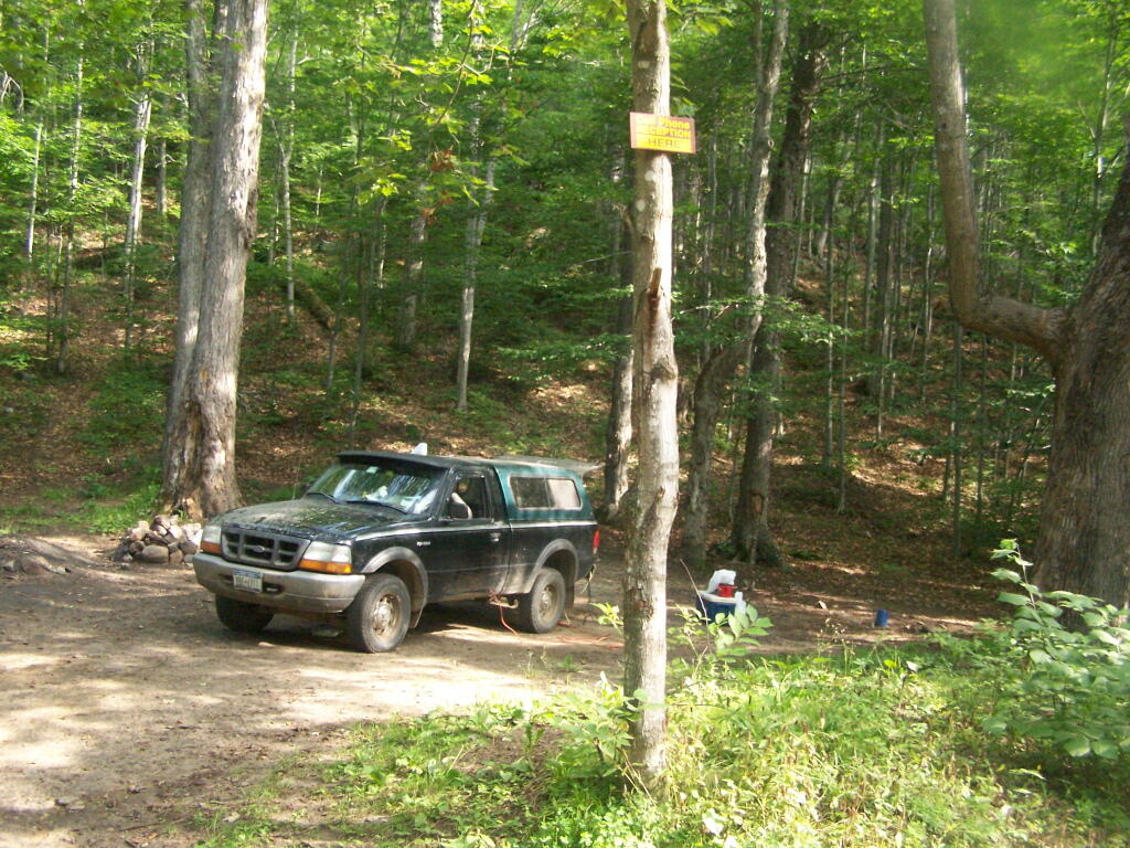 Photo: Campsite on Jessup River Road Photo: Campsite on Jessup River Road