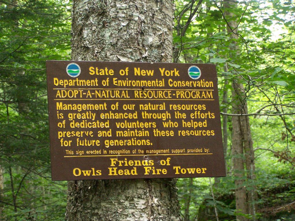 Photo: Friends of Owls Head Sign