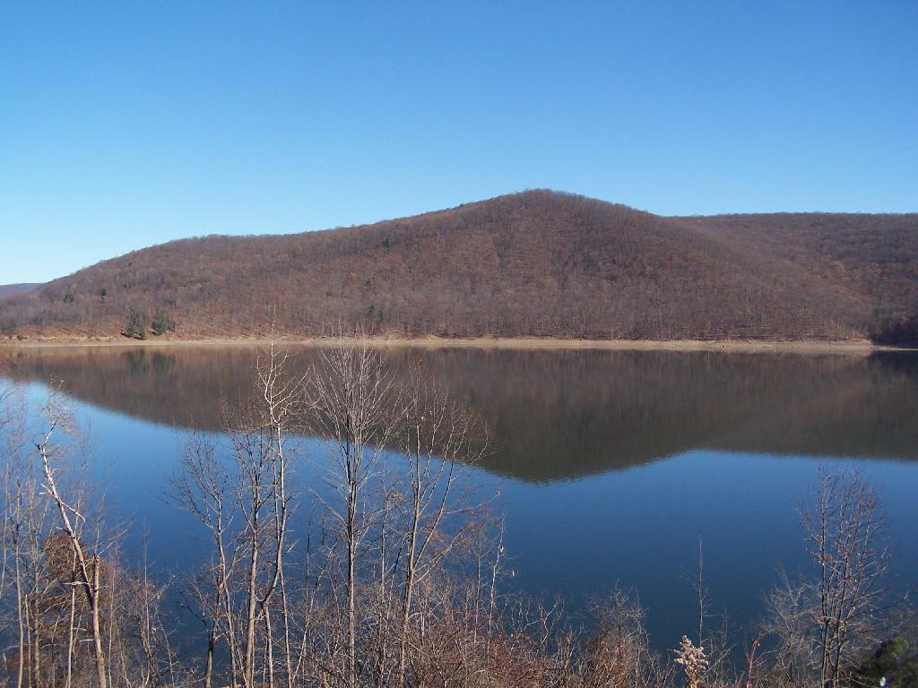 Photo: Mountain along Kinzua Point Photo: Mountain along Kinzua Point