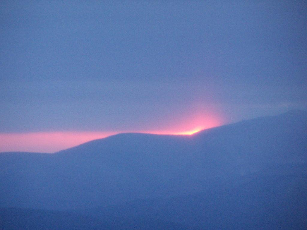 Photo: Sun Peaks Over Ashokan Range