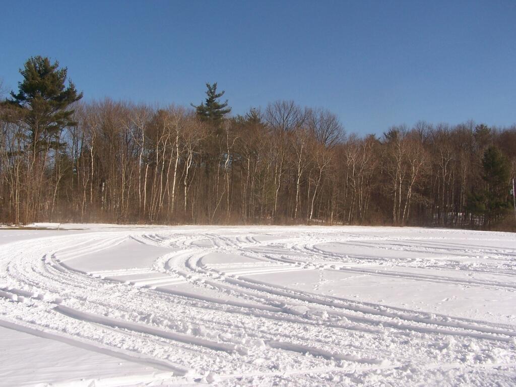 Photo: Snowmobile Tracks Photo: Snowmobile Tracks