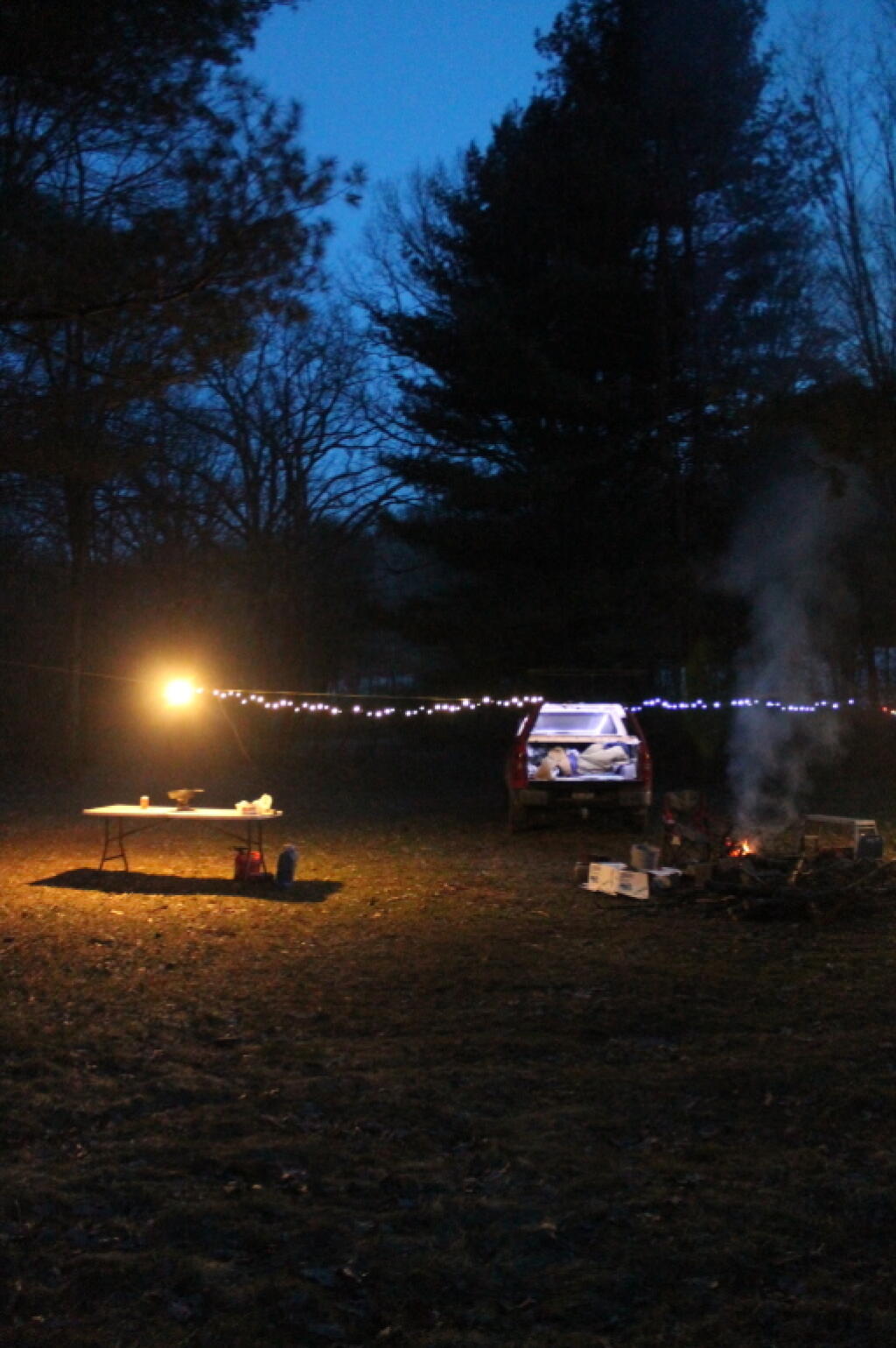 Photo: Twighlight at Camp Photo: Twighlight at Camp