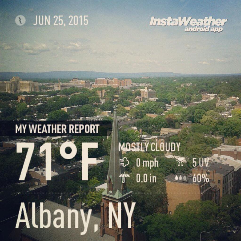 Photo: 71 degrees in Albany this morning Photo: 71 degrees in Albany this morning