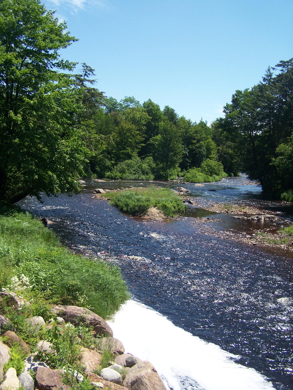Photo: Oswegatchie River Heading West Photo: Oswegatchie River Heading West