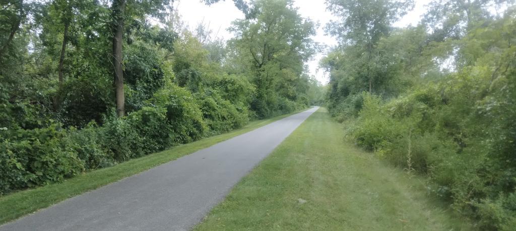Photo: Flat and boring Canalway Trail in Niskayuna Photo: Flat and boring Canalway Trail in Niskayuna