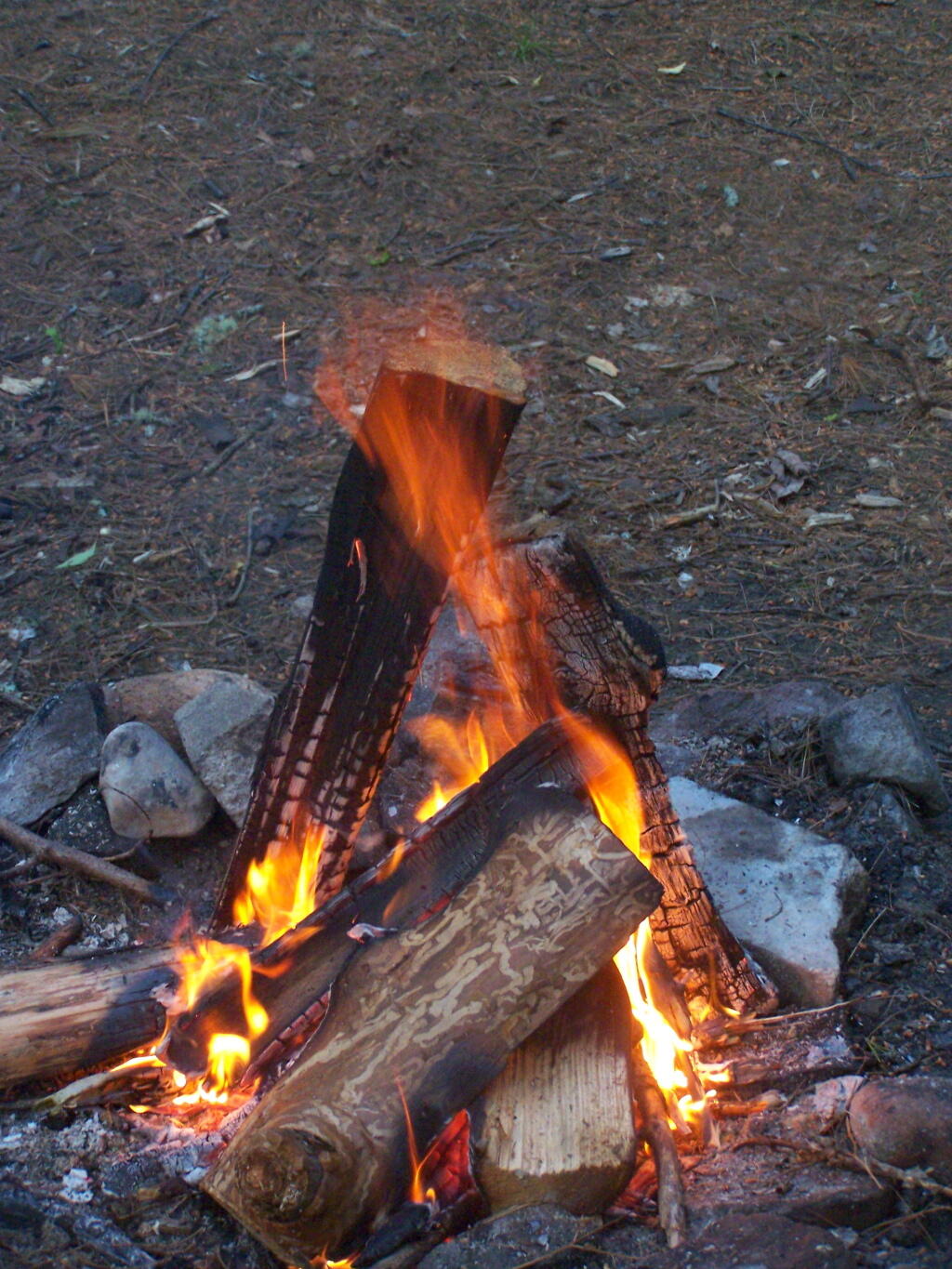 Photo: Campfire Back at Camp