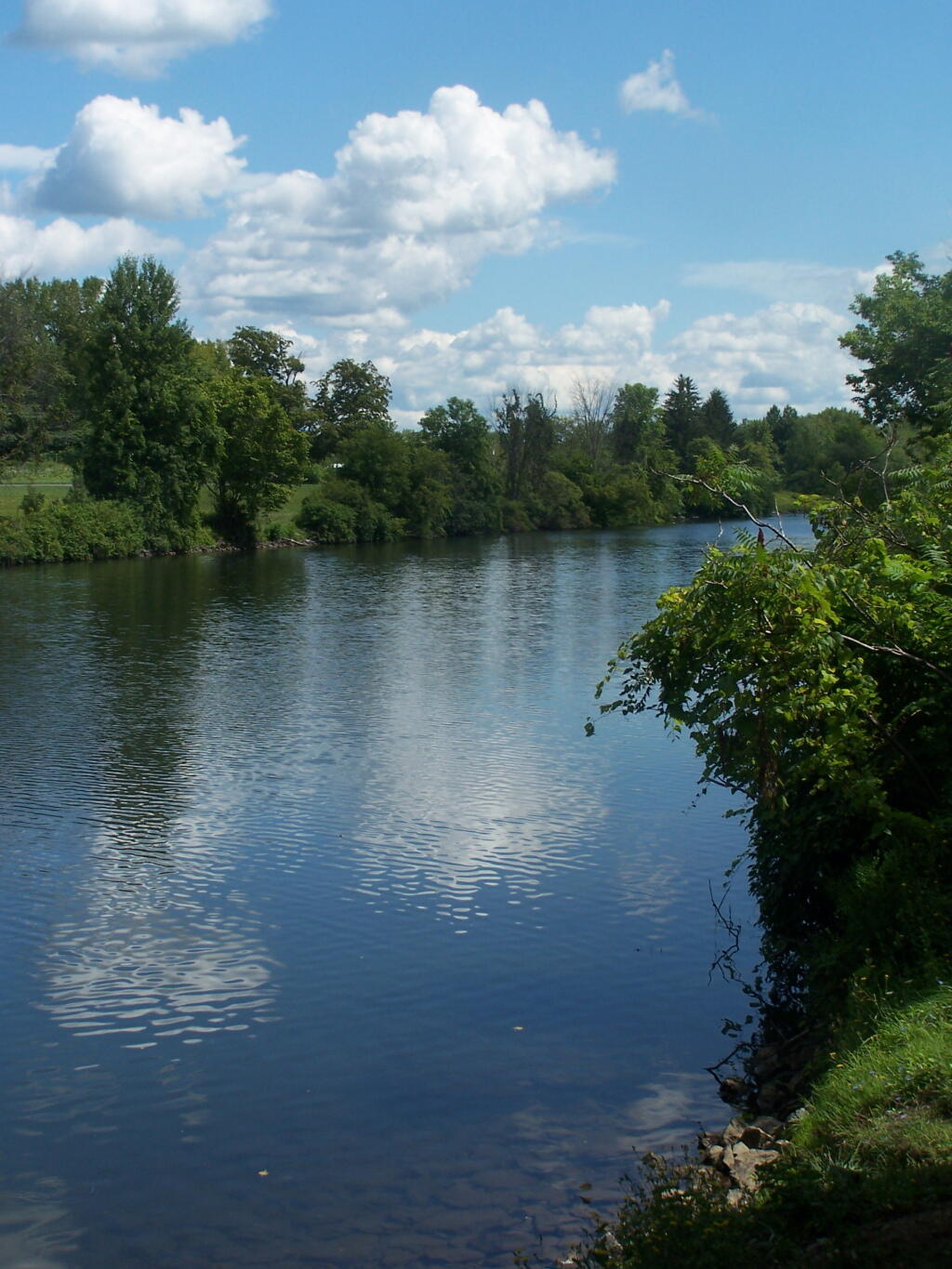Photo: East on Canal from Tow Path on Cauvaugh Road Photo: East on Canal from Tow Path on Cauvaugh Road