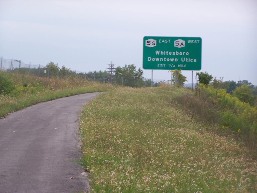 Photo: Whiteboro-Utica Exit Sign on I-790 Photo: Whiteboro-Utica Exit Sign on I-790
