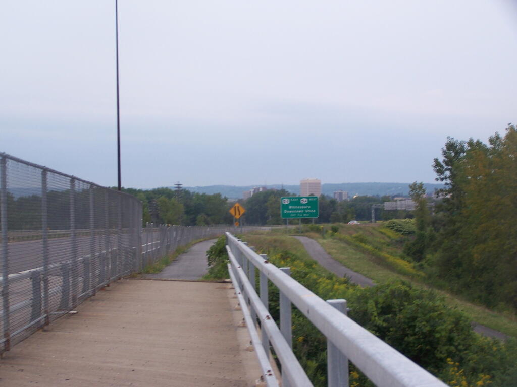 Photo: Pedestrian Bridge Over Canal Photo: Pedestrian Bridge Over Canal
