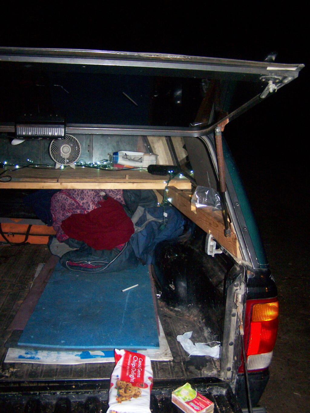 Photo: Under Cap of the Truck Photo: Under Cap of the Truck