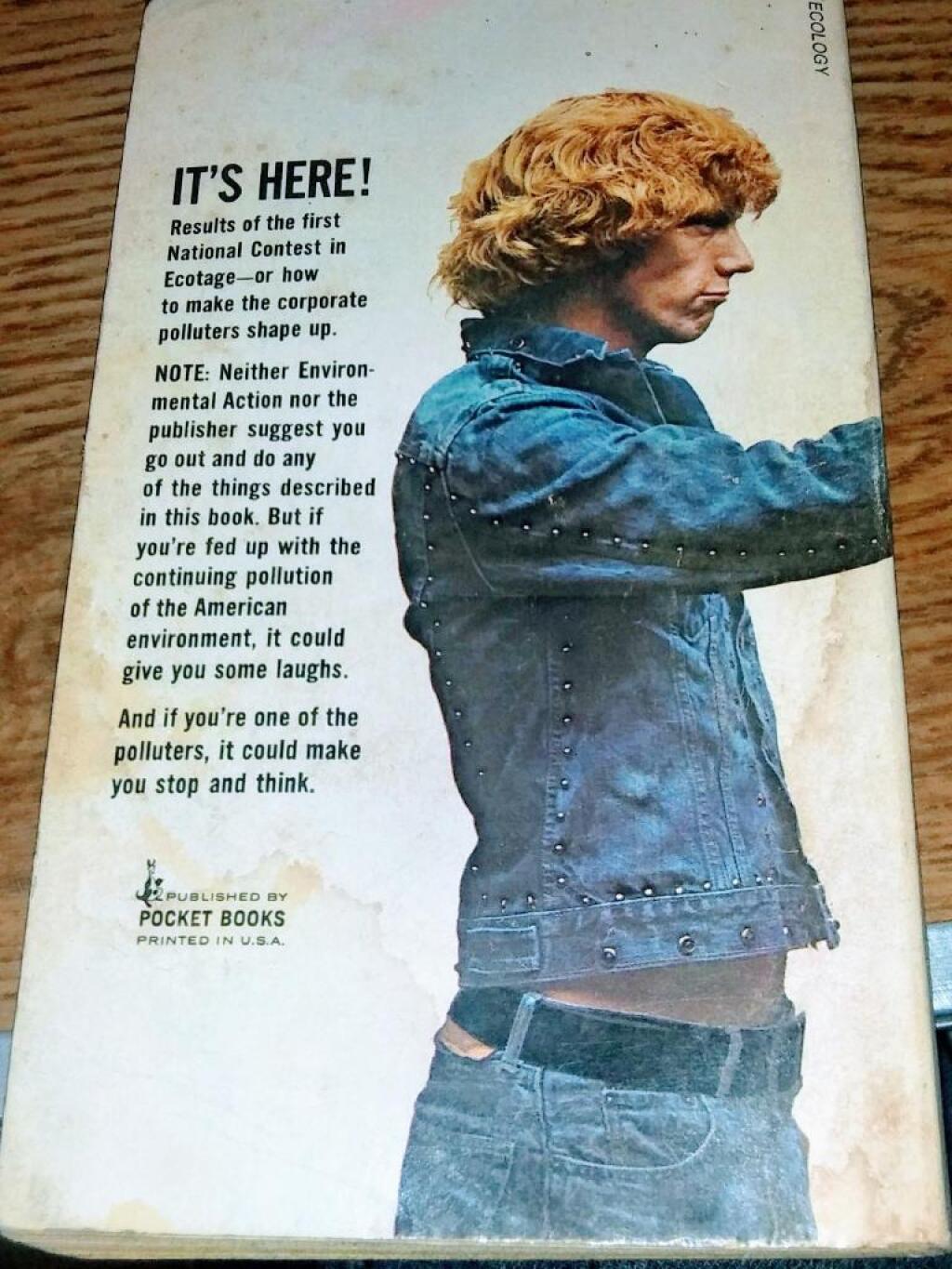 Photo: Back cover of Ecotage Photo: Back cover of Ecotage