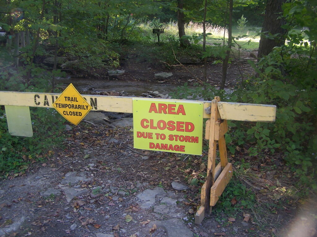 Photo: Area Closed Due to Bridge Wash Out Photo: Area Closed Due to Bridge Wash Out