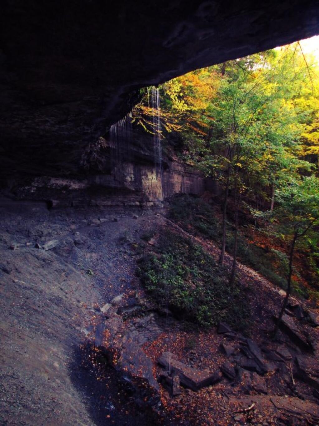 Photo: Under Tinker Falls