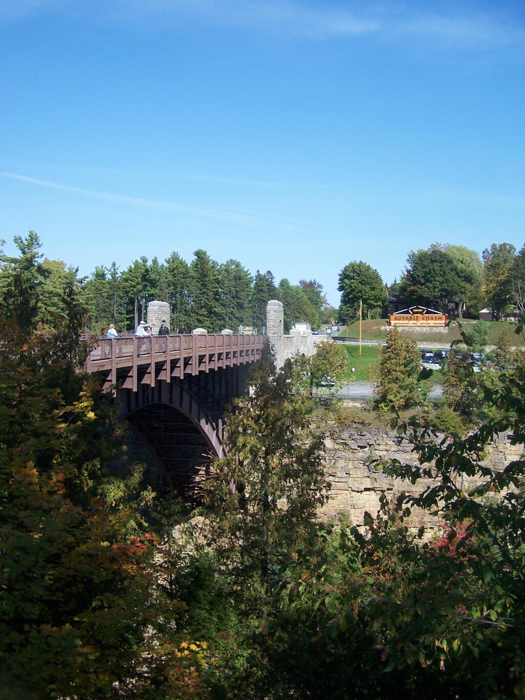 Photo: NY 9 Bridge Over Ausable Chasm