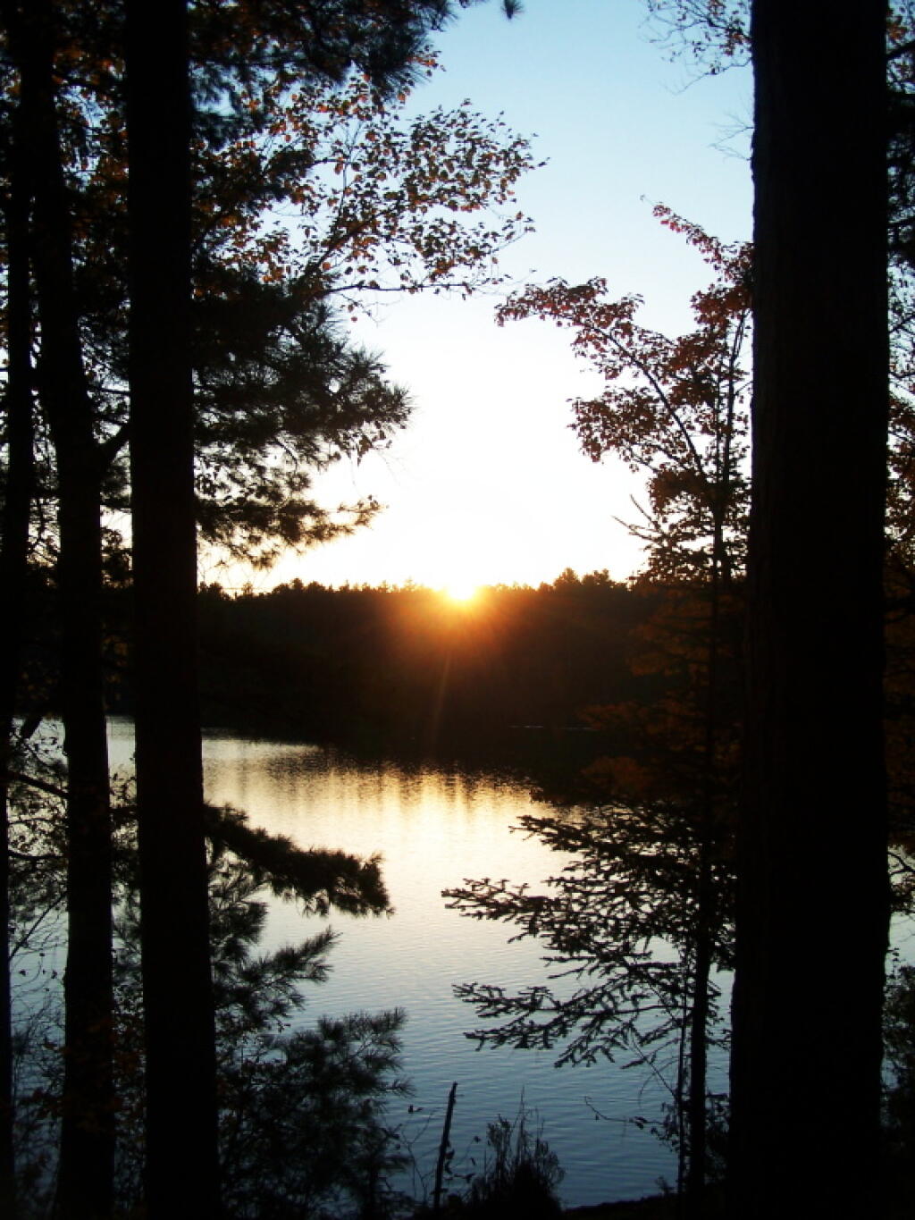 Photo: Sun Disappears Over Jones Pond Photo: Sun Disappears Over Jones Pond