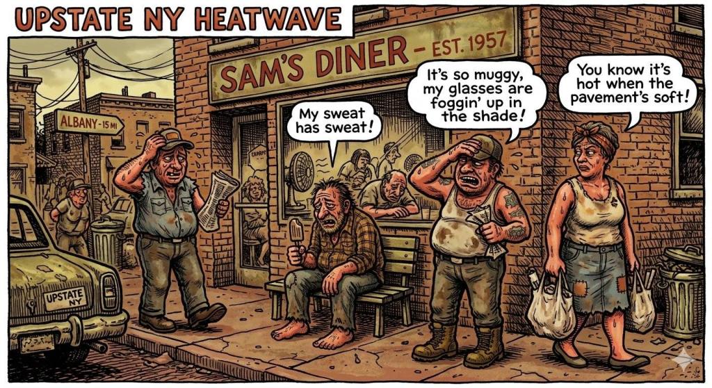 Thematic Map: The Upstate Heat Wave is Here [Expires June 24 2026]