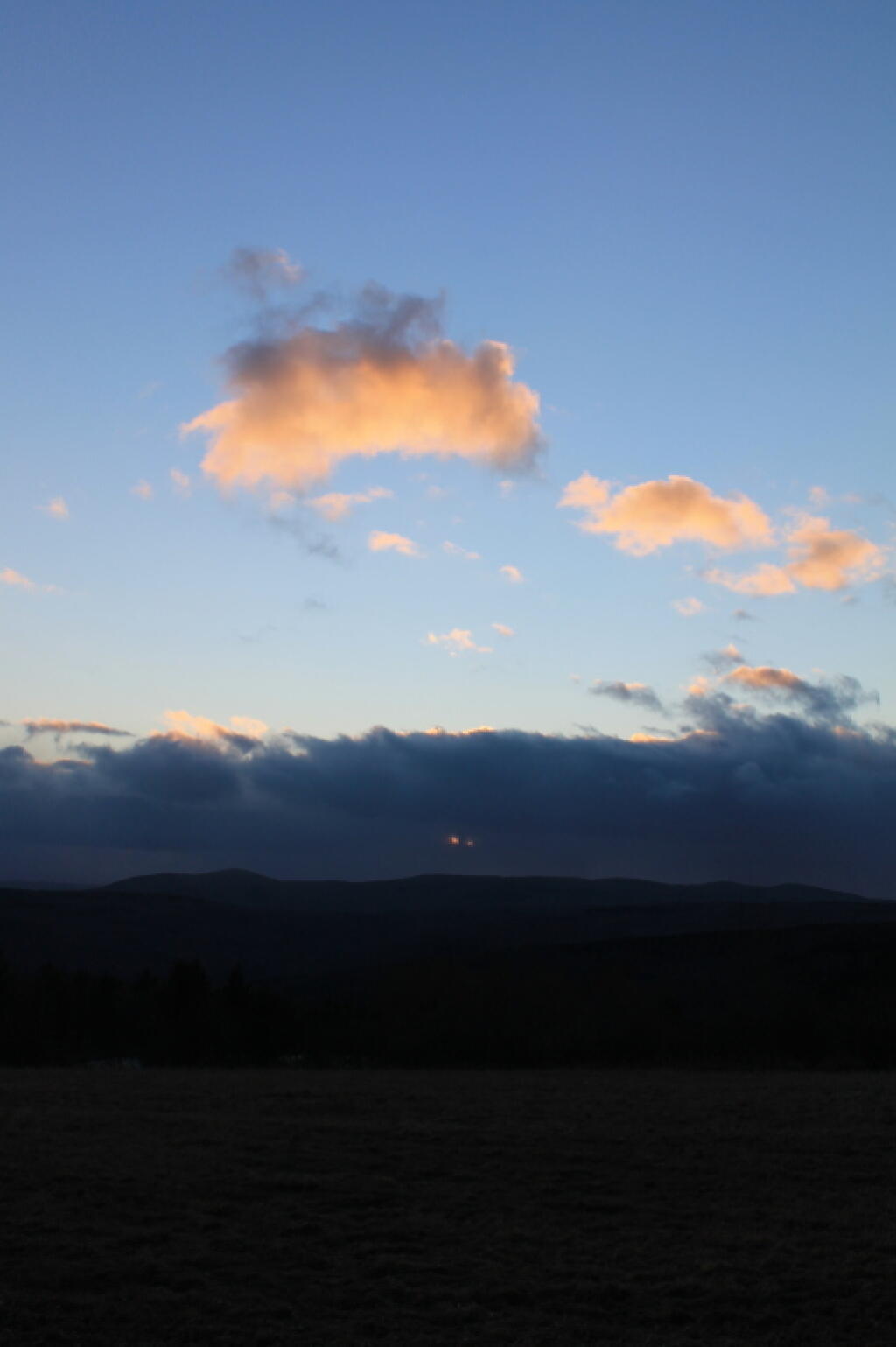 Photo: Bank of Clouds After Sunset