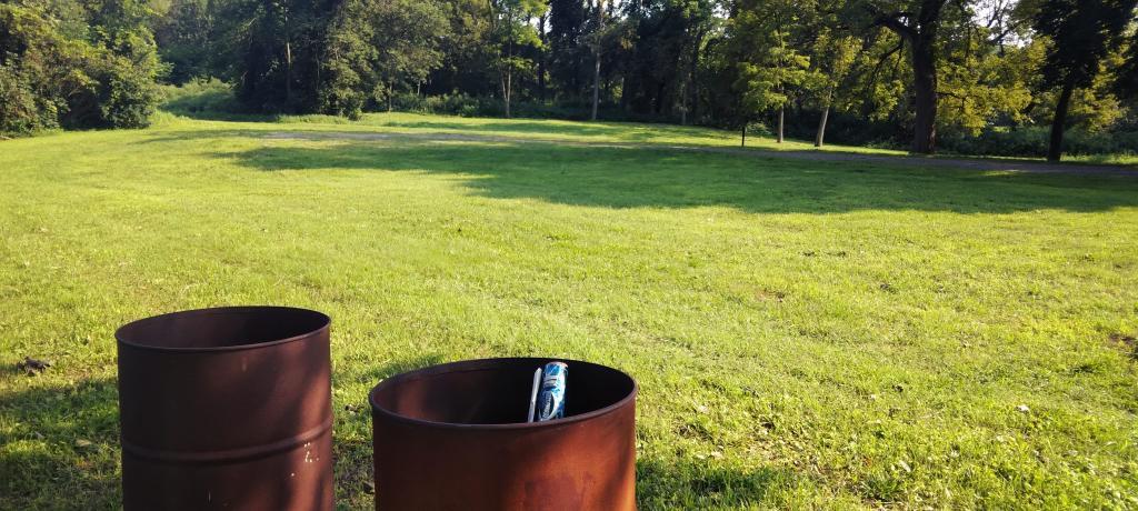 Photo: Trash Barrels at Old Erie Canal Lock 33 Photo: Trash Barrels at Old Erie Canal Lock 33