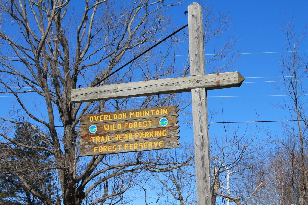 Photo: Overlook Mountain Wild Forest Sign