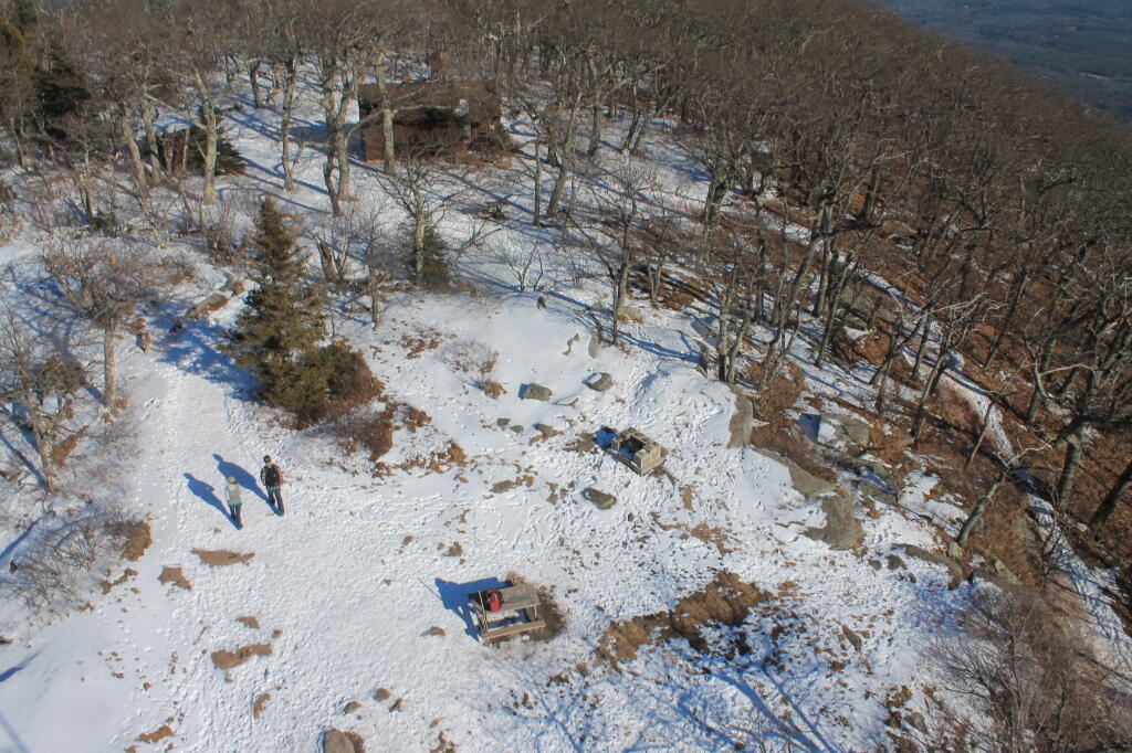Photo: Looking Down at Hiker