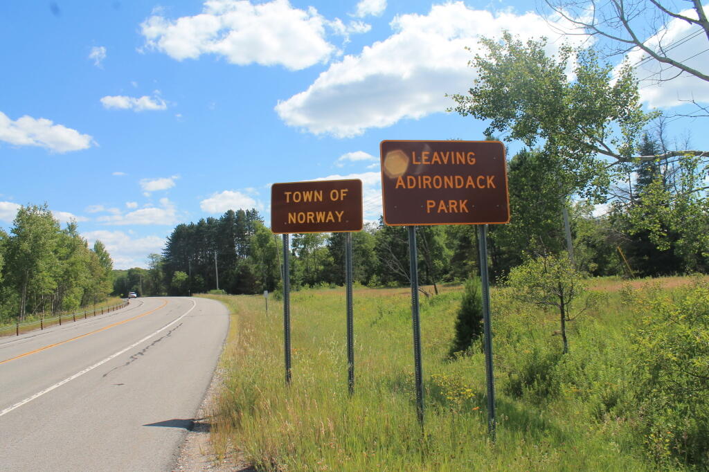 Photo: Goodbye Adirondack Park! Welcome to Northway! Photo: Goodbye Adirondack Park! Welcome to Northway!