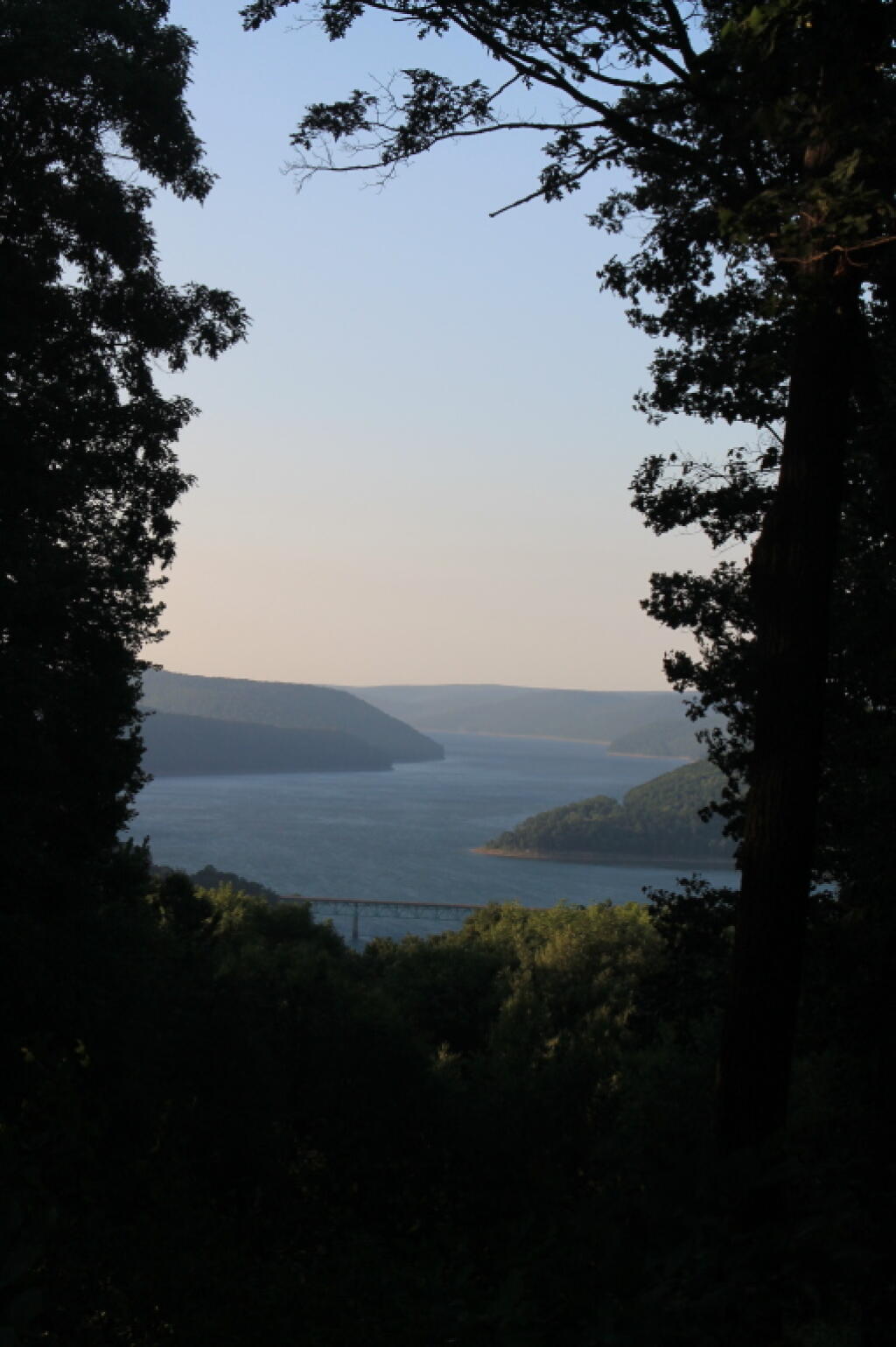 Photo: Cornplanter Bridge in Evening